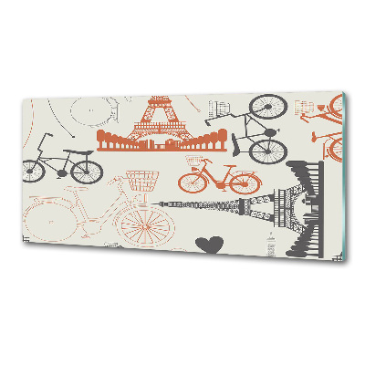 Küchen wandpaneel Symbole Frankreichs