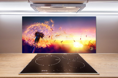 Platte für Küchenrückwand Löwenzahn