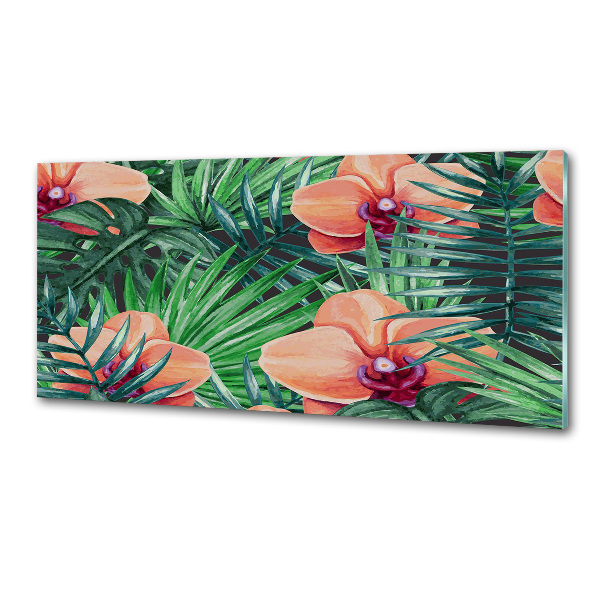 Küchen wandpaneel Orchidee