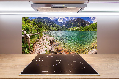 Glasrückwand für die küche Das Meeresauge der Tatra-Berge