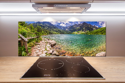 Glasrückwand für die küche Das Meeresauge der Tatra-Berge