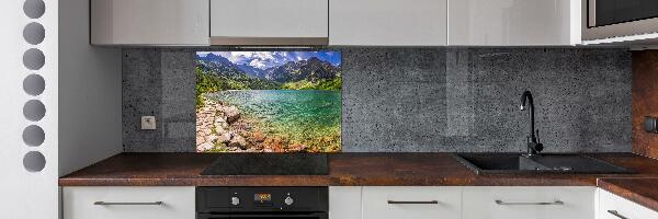 Glasrückwand für die küche Das Meeresauge der Tatra-Berge