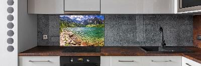 Glasrückwand für die küche Das Meeresauge der Tatra-Berge