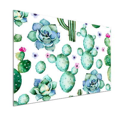 Küchen wandpaneel Kakteen