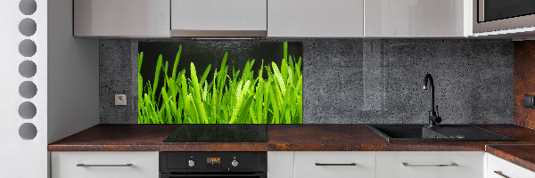 Küchen wandpaneel Gras