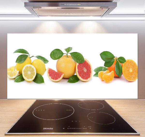 Platte für Küchenrückwand Zitrusfrüchte