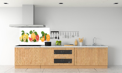 Platte für Küchenrückwand Zitrusfrüchte