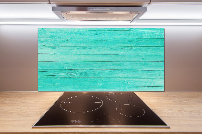 Glasrückwand für die küche Grüne Bretter