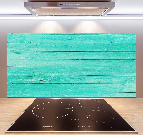 Glasrückwand für die küche Grüne Bretter