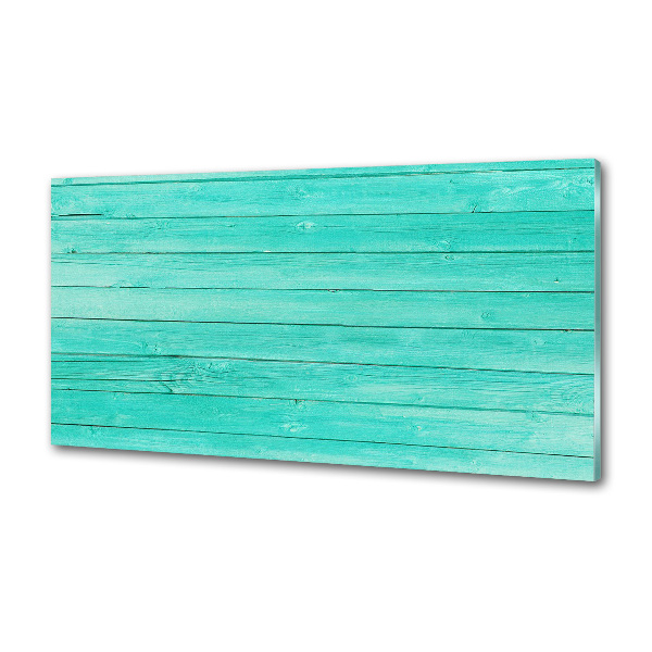 Glasrückwand für die küche Grüne Bretter