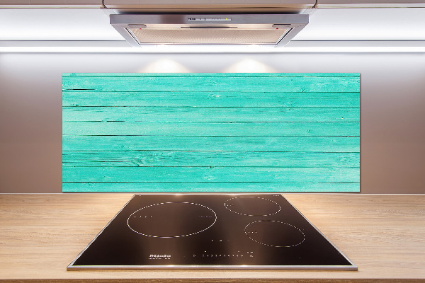 Glasrückwand für die küche Grüne Bretter