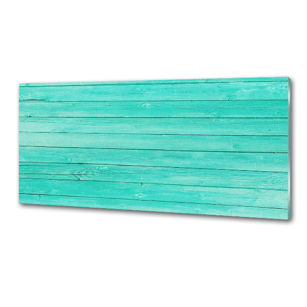 Glasrückwand für die küche Grüne Bretter