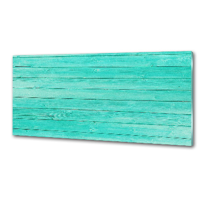 Glasrückwand für die küche Grüne Bretter