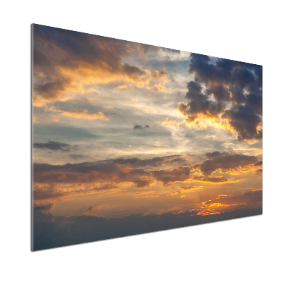 Küchen wandpaneel Sonnenuntergang