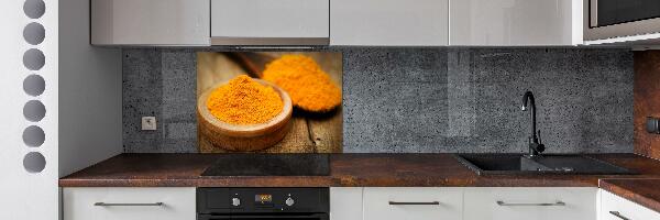 Platte für Küchenrückwand Kurkuma-Gewürz