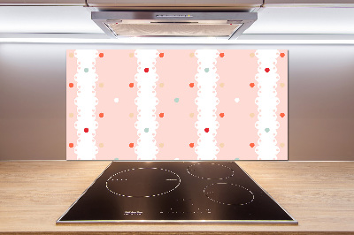 Küchen wandpaneel Hintergrund mit bunten Punkten