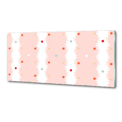 Küchen wandpaneel Hintergrund mit bunten Punkten