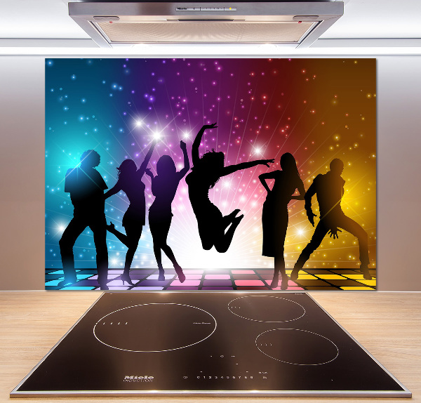 Platte für Küchenrückwand Disko