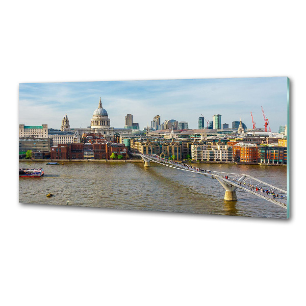 Glasrückwand für die küche Themse London