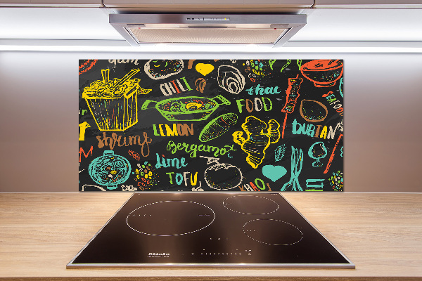 Küchen wandpaneel Thailändisches Essen
