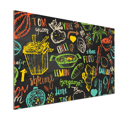 Küchen wandpaneel Thailändisches Essen
