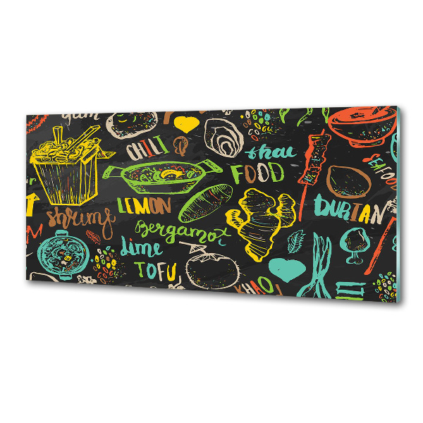 Küchen wandpaneel Thailändisches Essen