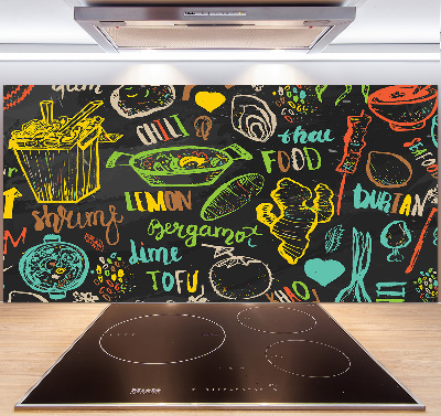 Küchen wandpaneel Thailändisches Essen