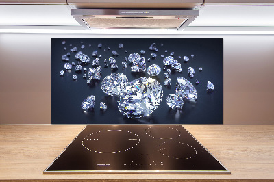 Platte für Küchenrückwand Diamanten