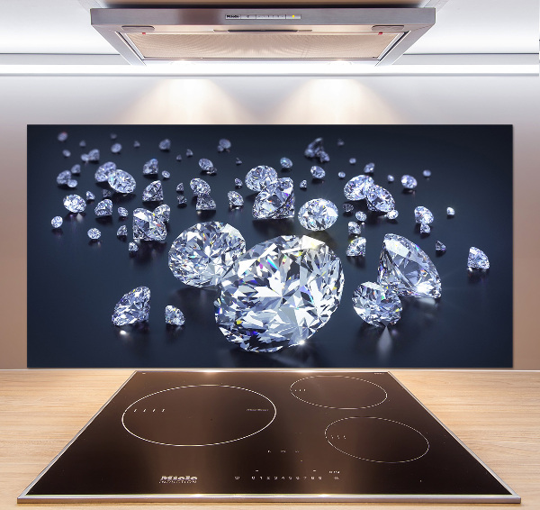 Platte für Küchenrückwand Diamanten