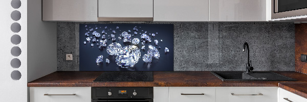 Platte für Küchenrückwand Diamanten