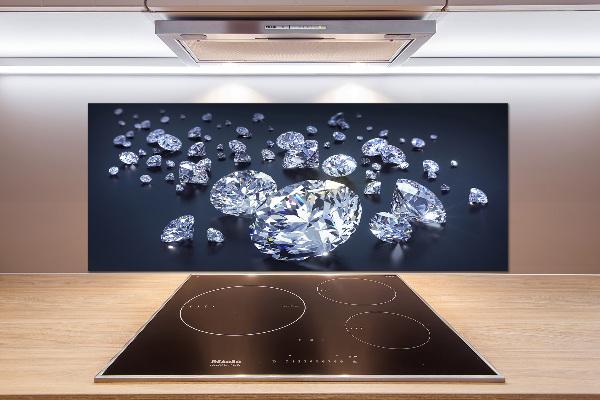 Platte für Küchenrückwand Diamanten