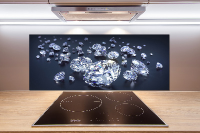 Platte für Küchenrückwand Diamanten