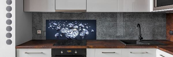 Platte für Küchenrückwand Diamanten