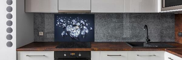 Platte für Küchenrückwand Diamanten