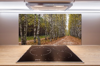 Küchen wandpaneel Birkenallee