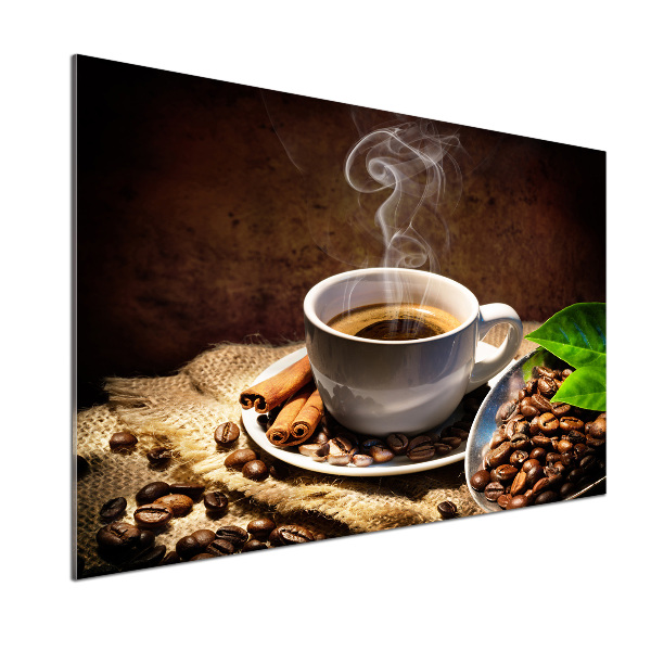 Küchen wandpaneel Eine Tasse Kaffee