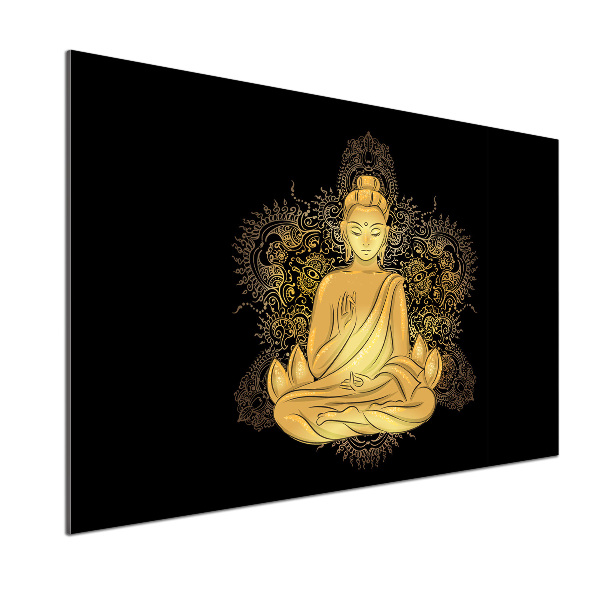 Küchen wandpaneel Sitzender Buddha