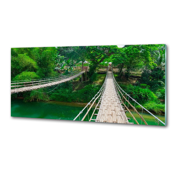 Küchen wandpaneel Brücke über den Fluss