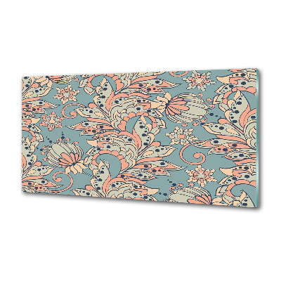 Küchen wandpaneel Ethnische Blumen