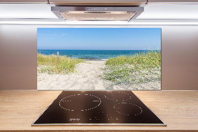 Glasrückwand für die küche Küstendünen