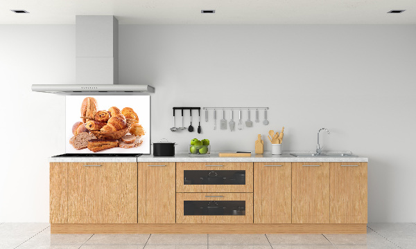 Glasrückwand für die küche Brot