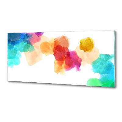 Glasrückwand für die küche Bunte Flecken