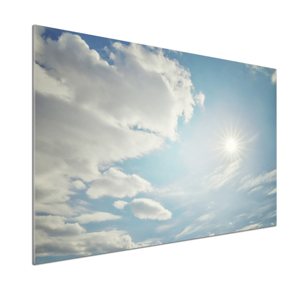 Küchen wandpaneel Wolken am Himmel