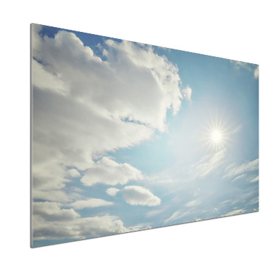 Küchen wandpaneel Wolken am Himmel