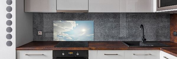 Küchen wandpaneel Wolken am Himmel