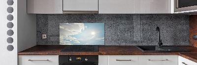 Küchen wandpaneel Wolken am Himmel