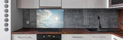 Küchen wandpaneel Wolken am Himmel