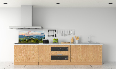 Platte für Küchenrückwand Panorama der Pieniny-Berge