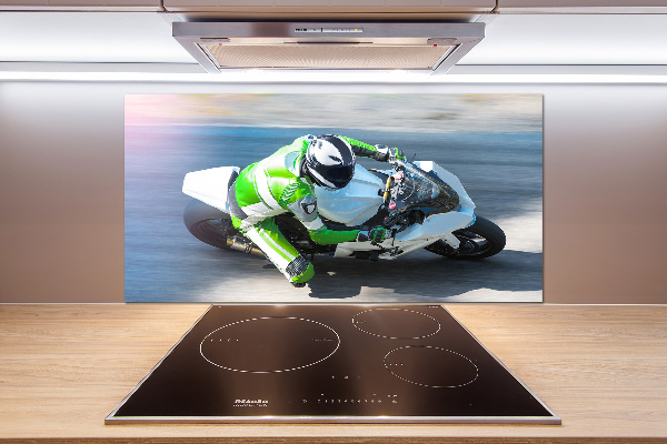 Küchen wandpaneel Motorradrennen
