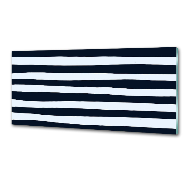 Glasrückwand für die küche Gestreifter Hintergrund